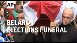 Funeral of Belarusian protester found hanged in forest