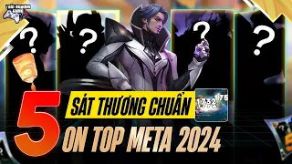 Liên Quân Top 5 Tướng Sở Hữu Sát Thương Chuẩn thống trị BXH Meta Giải 2024