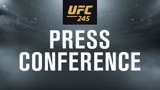 UFC 245: Usman vs Covington Press Conference