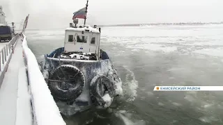 Паромные переправы в Енисейском районе завершают работу