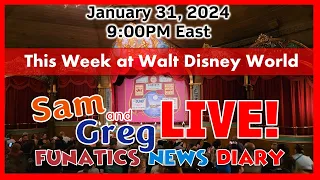 Wednesday Night Live!!  Sam and Greg Live This week and Walt Disney World