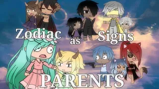 The Zodiac Signs as Parents and more||Gacha Life||7k subs special