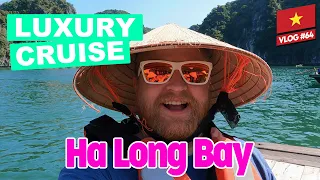 Halong Bay Overnight Luxury Cruise! Vietnam Travel Guide & Cost 🇻🇳