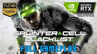 Splinter Cell Blacklist - RTX Full Game Walkthrough (No Commentary Longplay) | Specialops