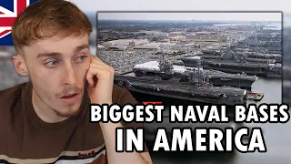 Brit Reacting to The Top 10 Biggest Naval Bases in the USA