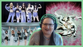 First time reacting to Le Sserafim | Fearless, Sour Grapes, Antifragile, Impurities Dance Practice