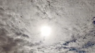 End up disaster by clouds - Solar Eclipse Video