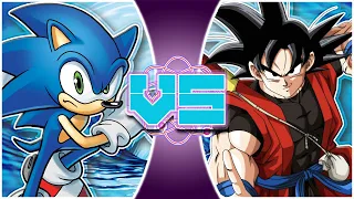 ARCHIE SONIC vs XENO GOKU! (Sonic The Hedgehog vs Super Dragon Ball Heroes) | REWIND RUMBLE