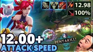 TRIPLE PENTA GAMEBREAKING BUG | I BREAK THE RECORD | 10.00 ATTACK SPEED JINX - BunnyFuFuu