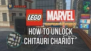 How to Unlock Chitauri Chariot - LEGO Marvel Super Heroes