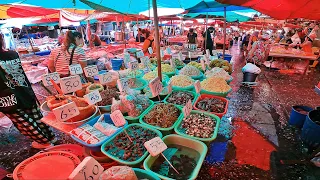 One Day Bangkok. Eat Rice Noodle in Curry Soup & Walk in Khlong Toei Market (2/4) ASMR EP.8