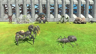 Alien Exotica VS Giant Invertebrates - Animal Revolt Battle Simulator