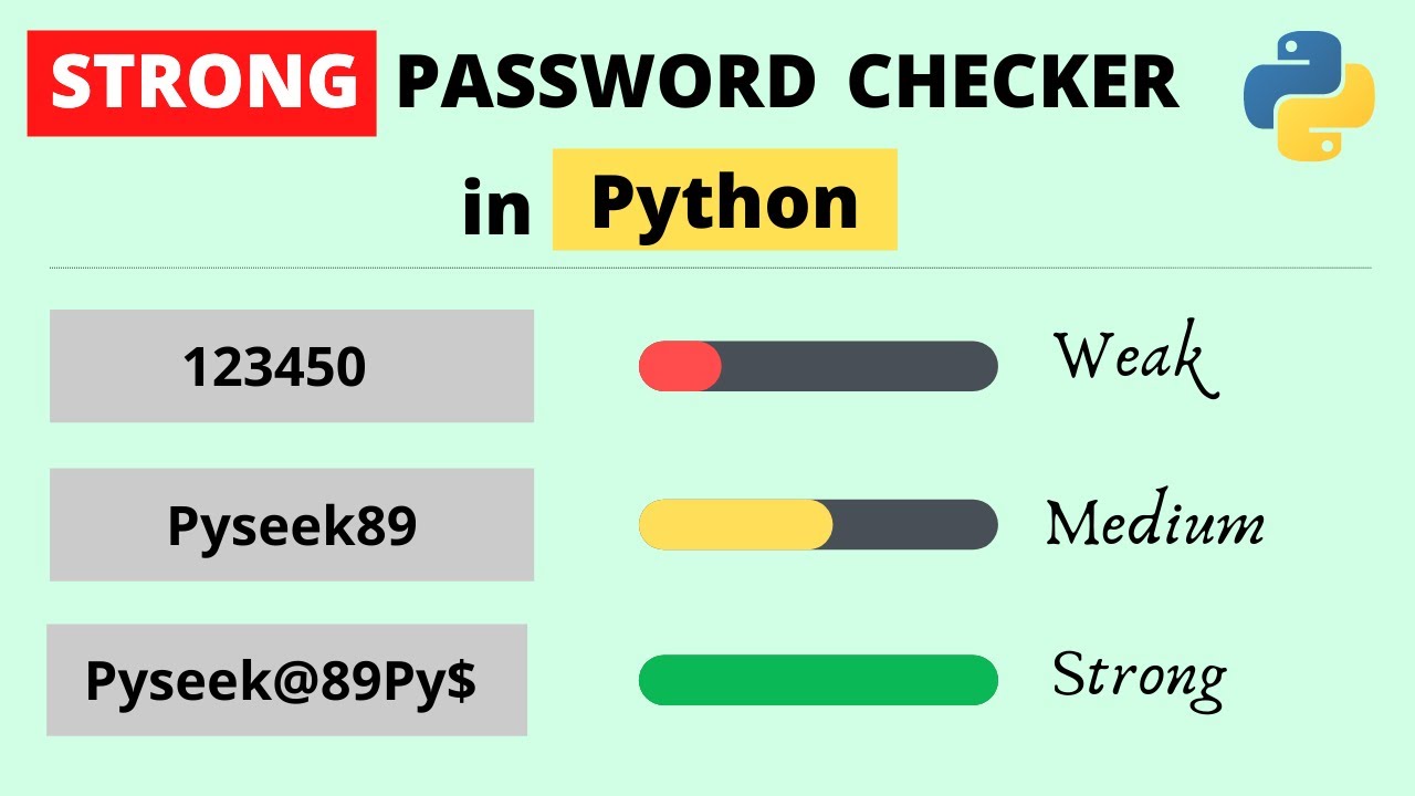 Password python. Password Checker. Password Checker use Python. Чекер питон код. Логин пароль питон.