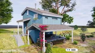 3.6 x 5 Meters - You Have Cute Beautiful Tiny House | Exploring Tiny House