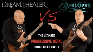 Dream Theater VS Symphony X (Ultimate Progressive Metal Guitar Riffs Battle)