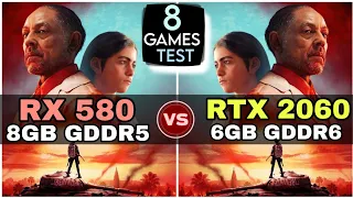 RX 580 vs RTX 2060 | Test In 8 Games | How Big The Difference ?