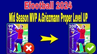 How To Upgrade A.Griezmann In Efootball | Griezmann Max Level Pes 2024
