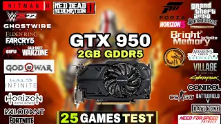 GTX 950 In 2022 | 25 Games Tested !