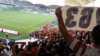 Wanderers & RBB descend on Melbourne! MVFC vs WSW (pre-match chants) 16/02/2013