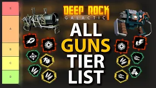 DRG All Weapons Tier List (Based on Overclocks) [Part 1]