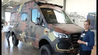 So cool: Hymer Grand Canyon S 4x4 RSX Camouflage 2021 Mercedes Benz Sprinter 2021 motorhome