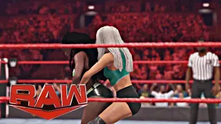 WWE 2K22 NAOMI (W/ TEAM BAD) VS B-FAB (WITH ISAIAH SWERVE SCOTT)