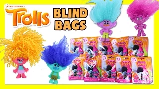 Trolls Blind Bags Opening - Series 1 - Dreamworks Trolls Blind Bags Opening Unboxing Toy Video