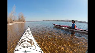 Каякер Самара  первый заплыв на Воложку 13 04 21