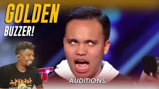 Kodi Lee: Blind Autistic Singer WOWS And Gets GOLDEN BUZZER! AGT 2019 (Reaction!!)