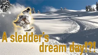 "A Sledders Dream Day" Gen 5 Turbo R - Untouched Powder, Bluebird!!