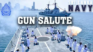 Naval gun battery ignites national pride on Independence Day @SrilankaNavy