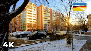 Beautiful Winter Day with Light Snow in Berlin ❄️ [4K with 3D Audio]
