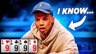 When Phil Ivey Realizes his Opponent Has QUADS!