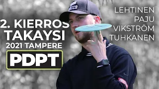 Frisbeegolf Prodigy Disc Pro Tour 2021 TAMPERE - Avoin kärkikortti 2. kierros takaysi Disc Golf