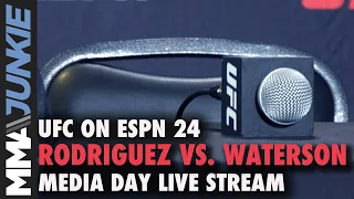 Archive of the UFC on ESPN 24: Rodriguez vs. Waterson media day live stream