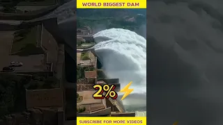 World No 1 biggest Dam 🌎 three gorges dam #shorts