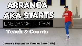 Arranca Aka Starts Line Dance tutorial | Improver | Choreo and presented by Herman Baso (INA)