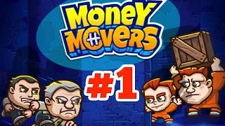 ПОБЕГ ИЗ ТЮРЬМЫ папа и сын убегают от охранников в игре Money Movers летсплей как мультфильм