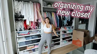 organize my glam room with me!! NEW CLOSET TOUR!!