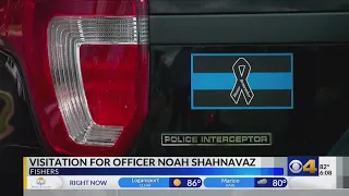 Vigil for slain officer Noah Shahnavaz begins in Fishers