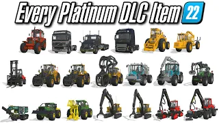 Everything In The Platinum DLC (Vehicles, Tools, Misc) | Farming Simulator 22