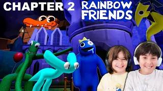 Dani y Evan en RAINBOW FRIENDS cap 2