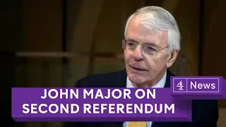 Sir John Major: Parliament should 'take control' of Brexit