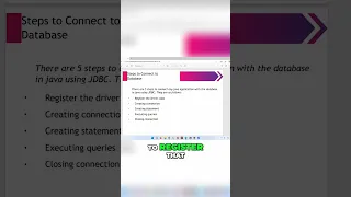 5 Steps to Connect Java Application with Database using JDBC   Java Database Connectivity Tutorial