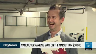 Vancouver parking stall on the market for $50,000