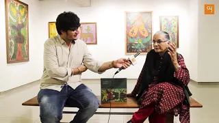 Interview of Artist Madhvi Parekh at her Retrospective Show | creativeyatra.com