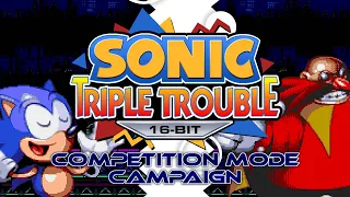 Sonic Triple Trouble 16-Bit (v1.0.2) ✪ Competition Mode - Campaign ft. All Characters (1080p/60fps)