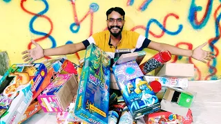 Pre-Diwali Stash ll Unboxing Amazing Skyshots and Crackers Worth Rs 15000/-