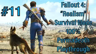 #11 - Fallout 4: "Realism" Survival Mode 100% Permadeath Playthrough - Corvega Assembly Plant