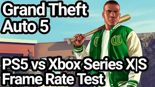 Grand Theft Auto 5 PS5 vs Xbox Series X|S Frame Rate Comparison (Next-Gen Update)
